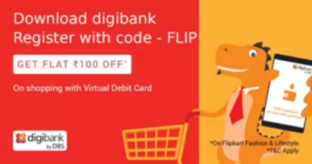 India Desire : Flipkart Digibank Virtual Debit Card Offer : Get Rs 200 Cashback On Rs 250 At Flipkart Through Digibank Virtual Debit Card